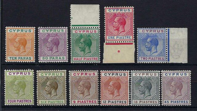 Image of Cyprus SG 74/84 UMM British Commonwealth Stamp